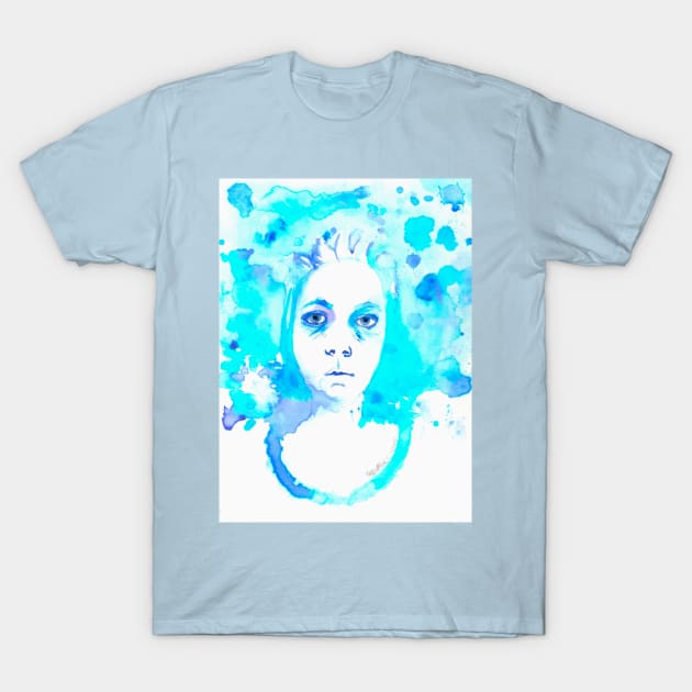 Lady Rain T-Shirt by Art of V. Cook